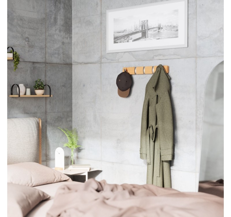 UMBRA wieszak na ubrania FLIP 5 naturalny