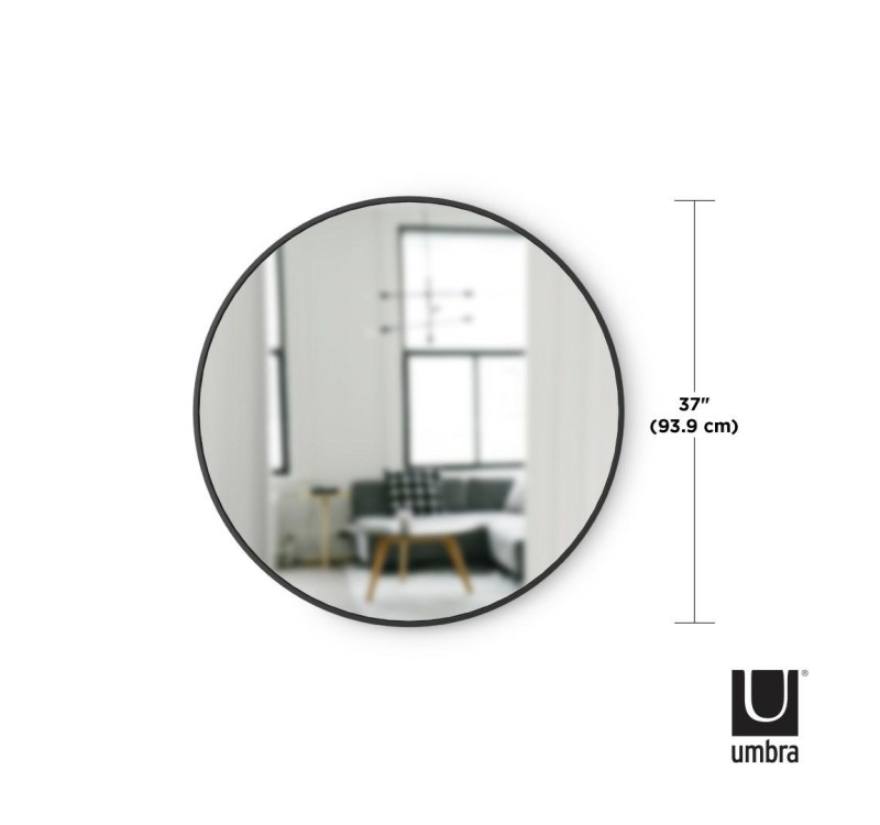 UMBRA lustro wiszące HUB 94 cm czarne
