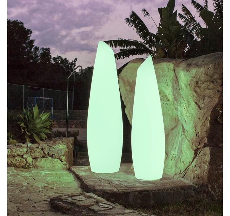 NEW GARDEN lampa ogrodowa FREDO 140 CABLE biała