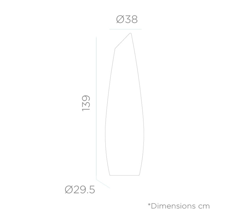 NEW GARDEN lampa ogrodowa FREDO 140 CABLE biała