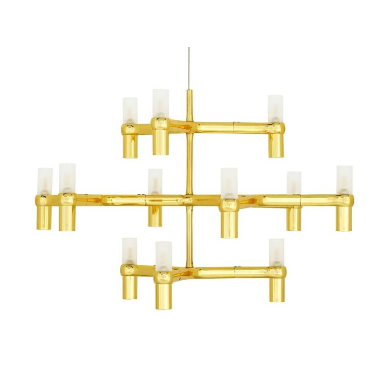 Lampa wisząca ATOMIC złota