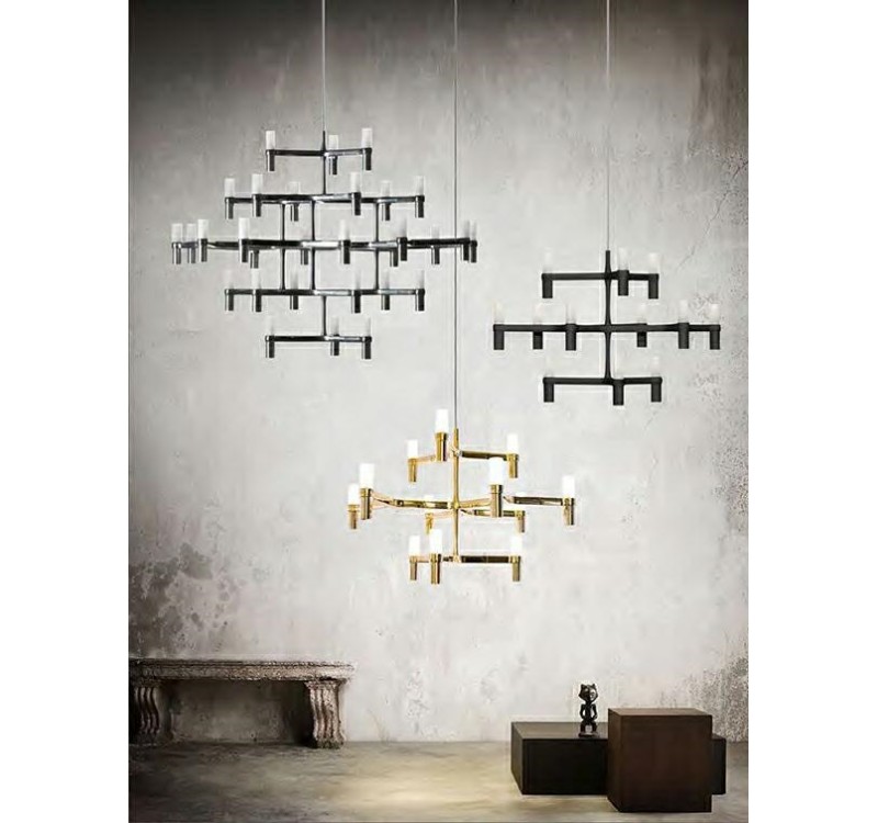 Lampa wisząca ATOMIC złota