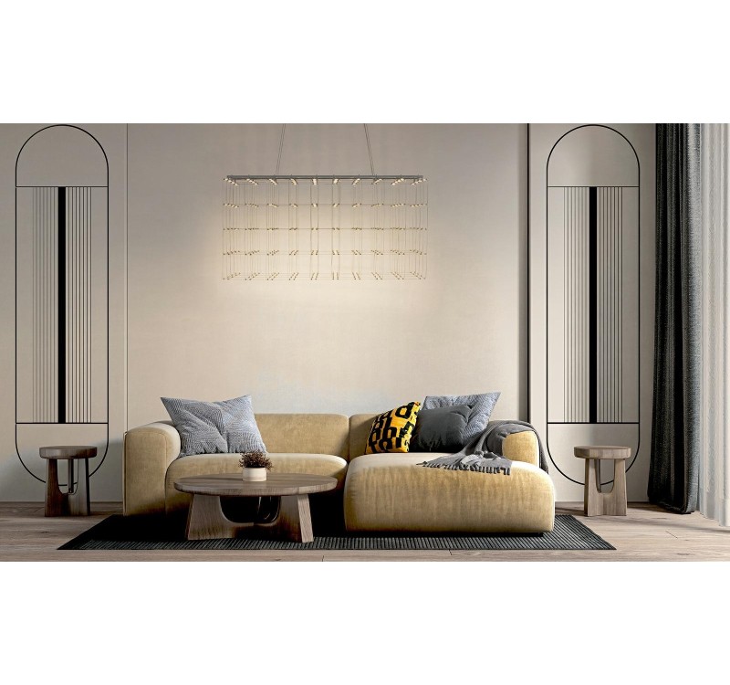 Lampa wisząca CONSTELLAR - LED, stal szczotkowana