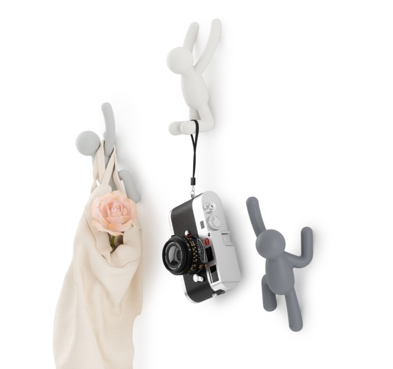 UMBRA wieszak ścienny BUDDY ciemnoszary - jasnoszary - biały