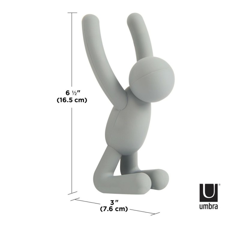 UMBRA wieszak ścienny BUDDY ciemnoszary - jasnoszary - biały