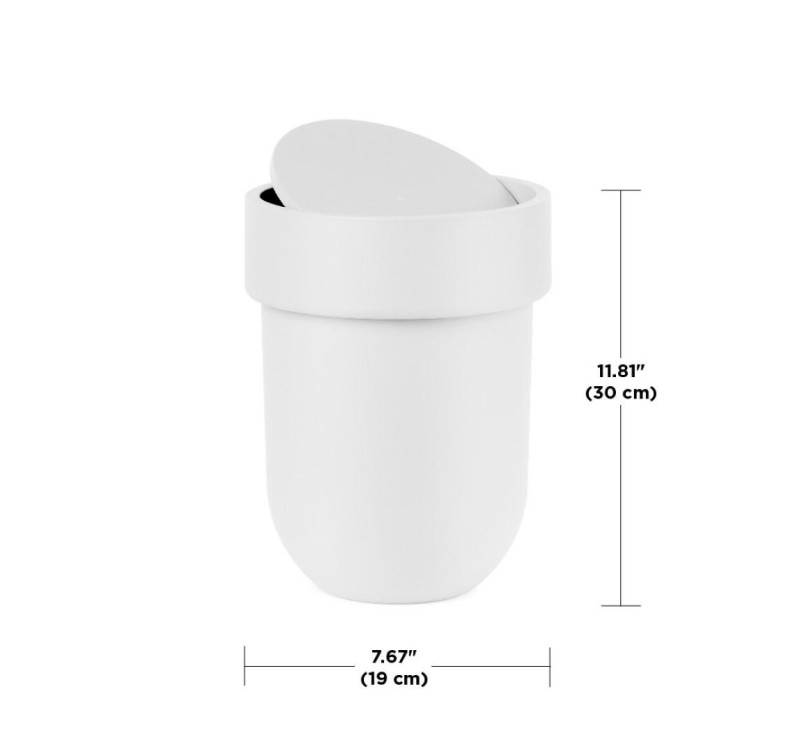 UMBRA kosz na śmieci TOUCH - biały