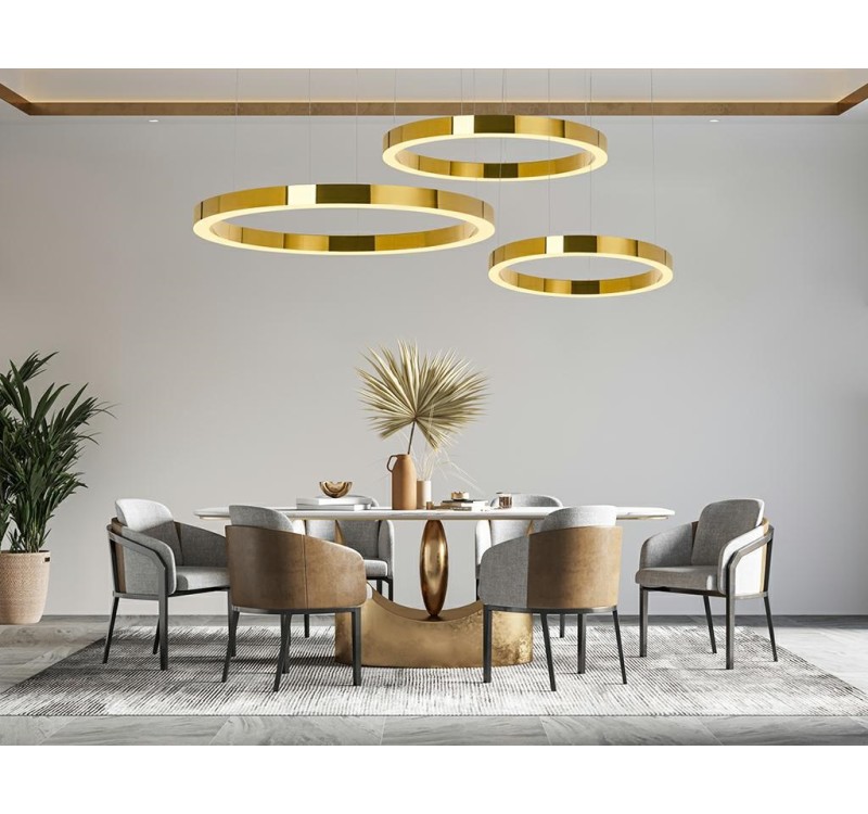 MOOSEE lampa wisząca RING LUXURY 50  złota