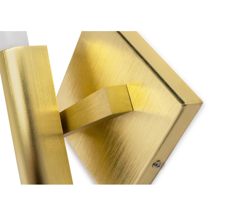 Lampa ścienna CANDELABR WALL złota - aluminium, szkło