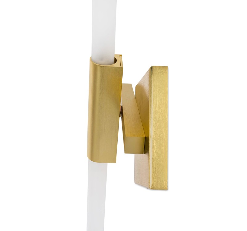 Lampa ścienna CANDELABR WALL złota - aluminium, szkło