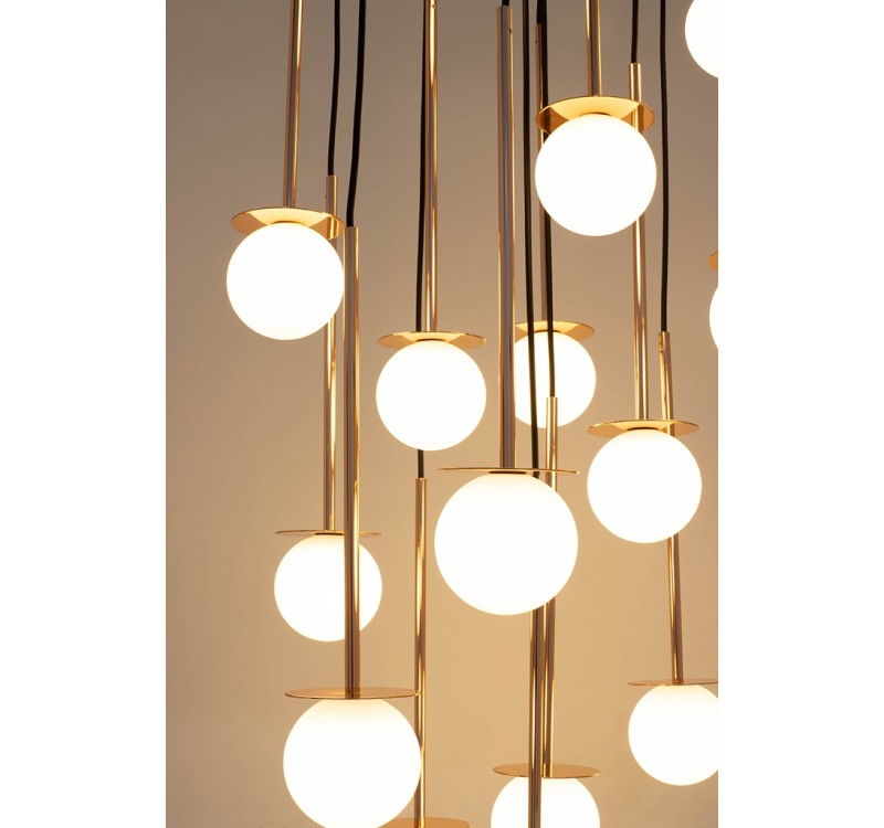 Lampa wisząca CANNON DISC 16 miedziana