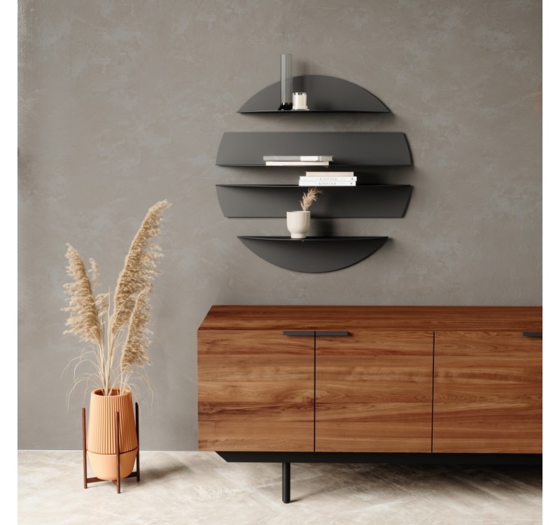 UMBRA półki ścienne SOLIS czarne