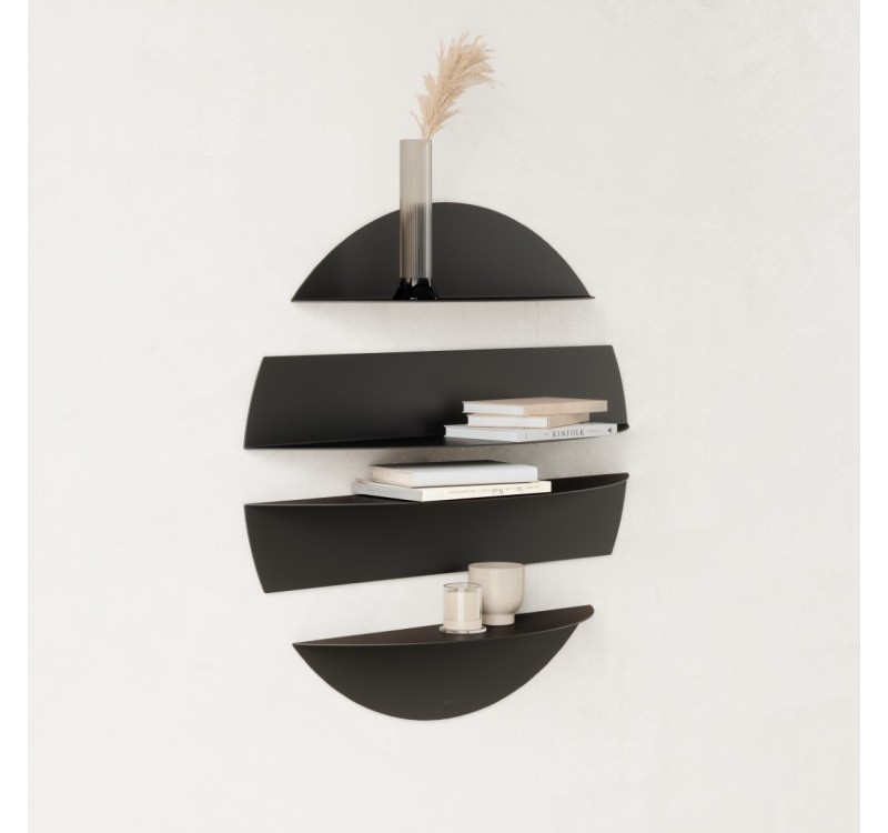 UMBRA półki ścienne SOLIS czarne