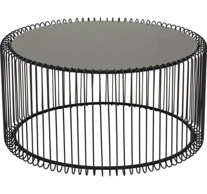 KARE zestaw stolików kawowych WIRE czarny