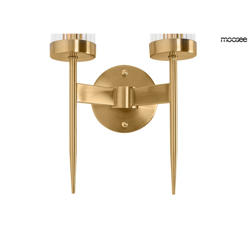 MOOSEE lampa ścienna TORCH TWIN złota