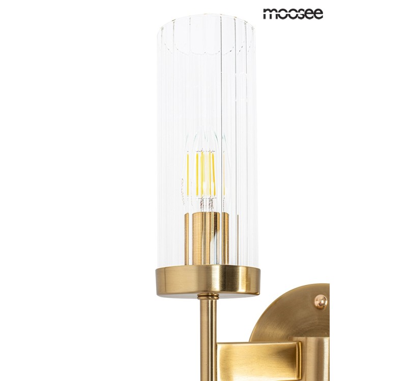 MOOSEE lampa ścienna TORCH TWIN złota