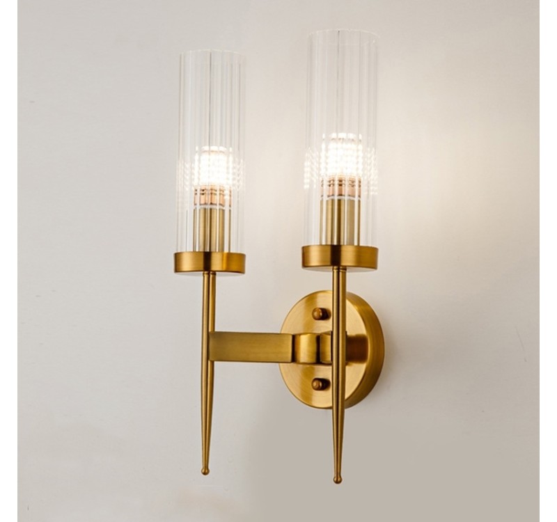 MOOSEE lampa ścienna TORCH TWIN złota