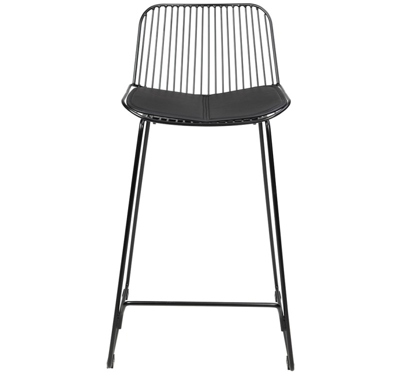 Krzesło barowe MILES czarne 76