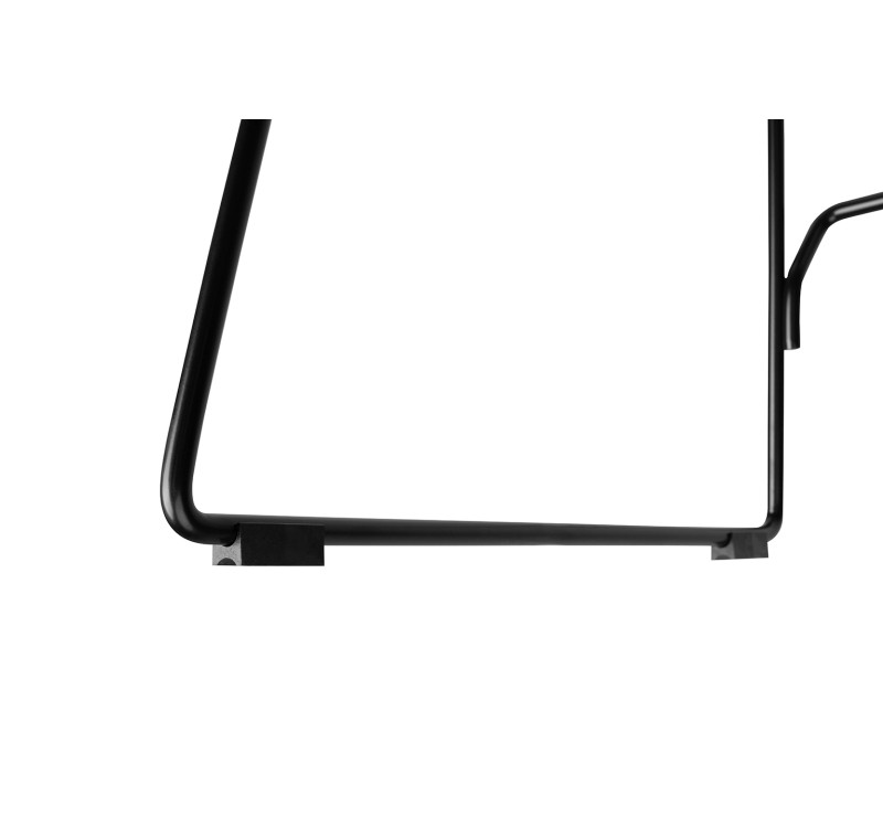 Krzesło barowe MILES czarne 76