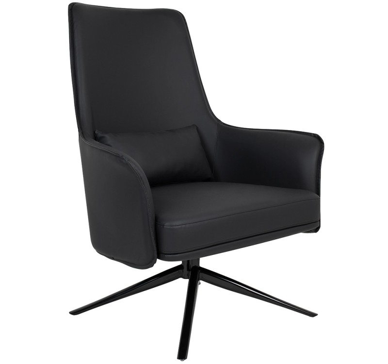 Fotel VICTOR czarny PU