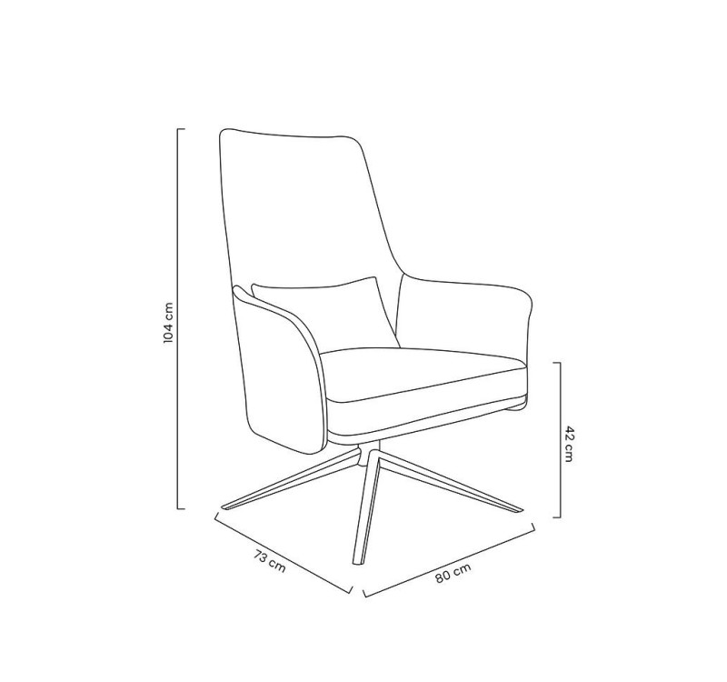 Fotel VICTOR czarny PU