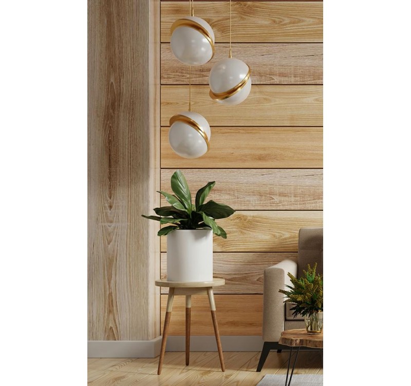 MOOSEE lampa wisząca GLOBE 25 złota