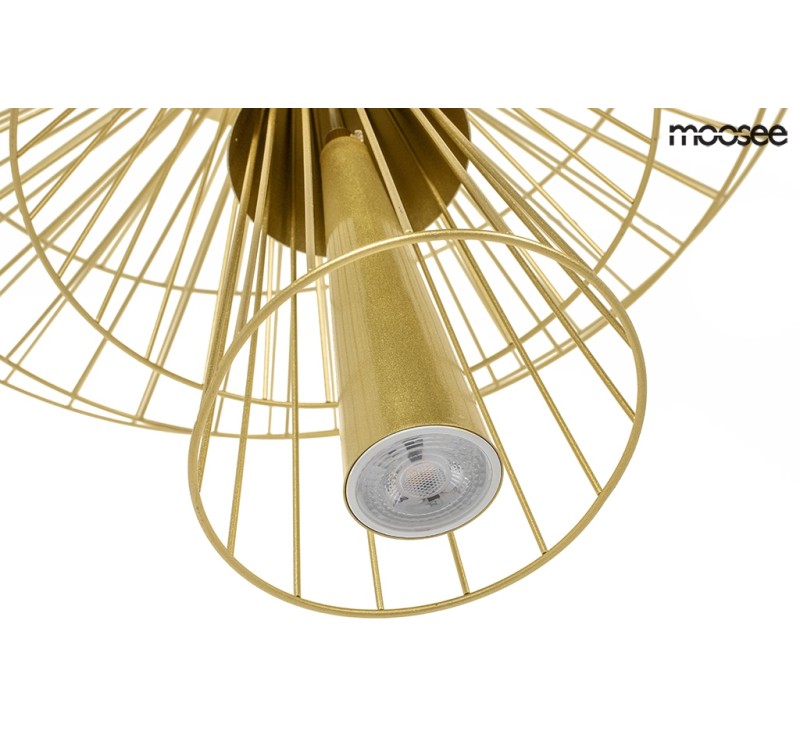 MOOSEE lampa wisząca SESTO złota