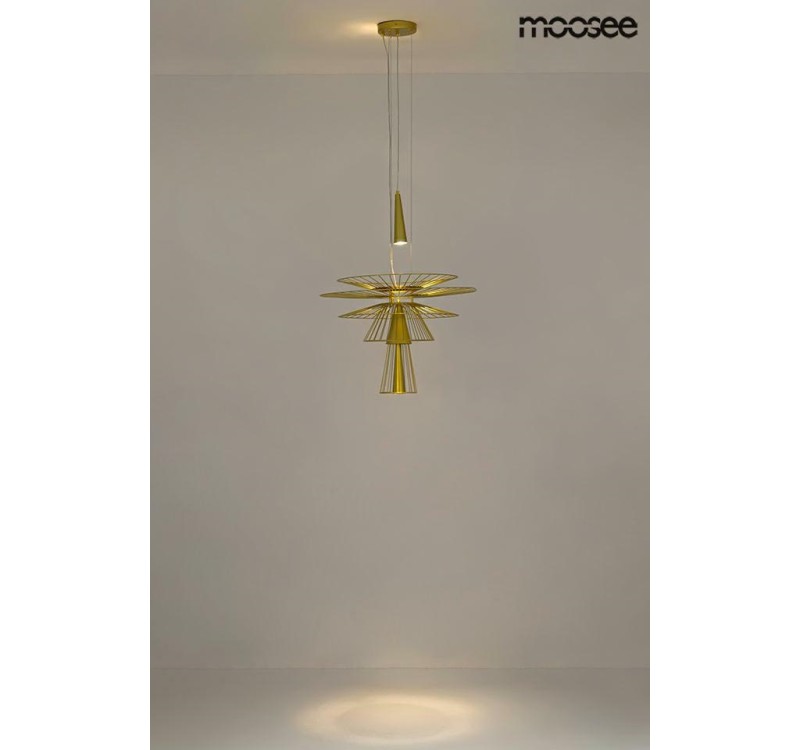 MOOSEE lampa wisząca SESTO złota