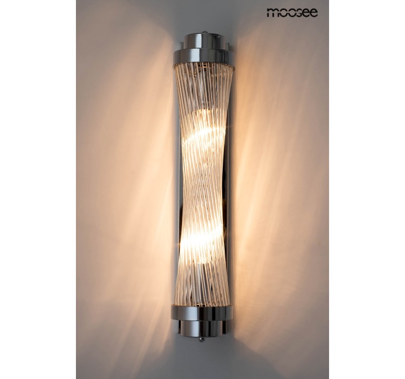 MOOSEE lampa ścienna COLUMN 60 srebrna