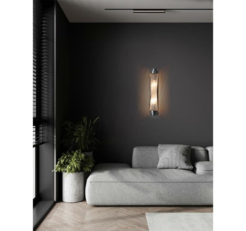 MOOSEE lampa ścienna COLUMN 60 srebrna