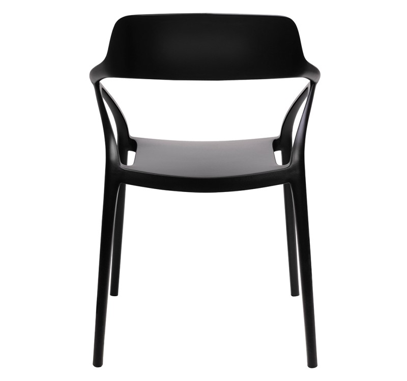 Krzesło GLORIA czarne - polipropylen