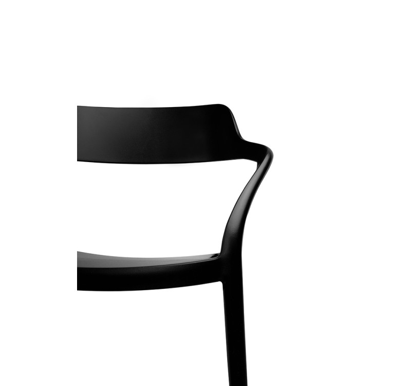 Krzesło GLORIA czarne - polipropylen