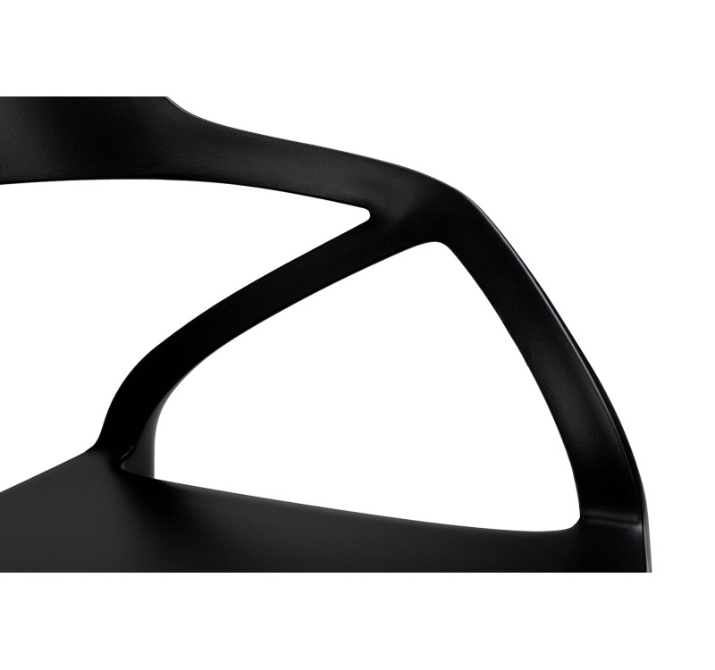 Krzesło GLORIA czarne - polipropylen