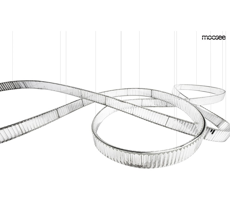MOOSEE lampa wisząca WAVE 380 chrom