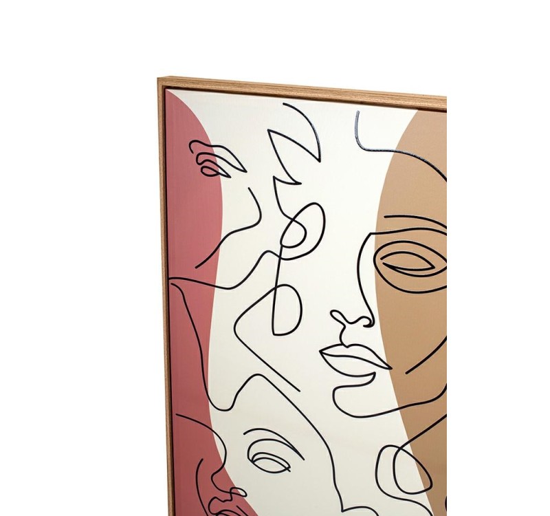 KARE obraz FACCIA ARTE TRI COLORE 90x120 cm