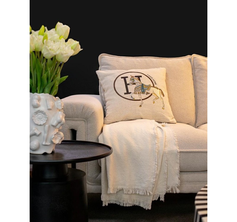 Poduszka dekoracyjna SHP PARIS HOME       beżowa