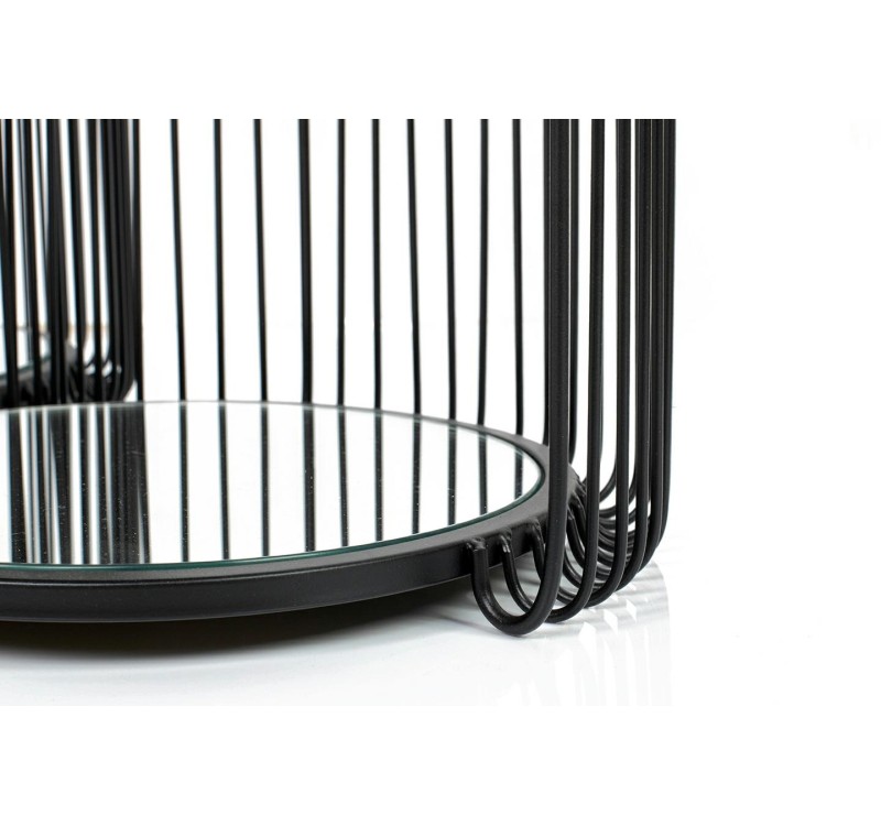 KARE zestaw stolików WIRE DOUBLE II czarny