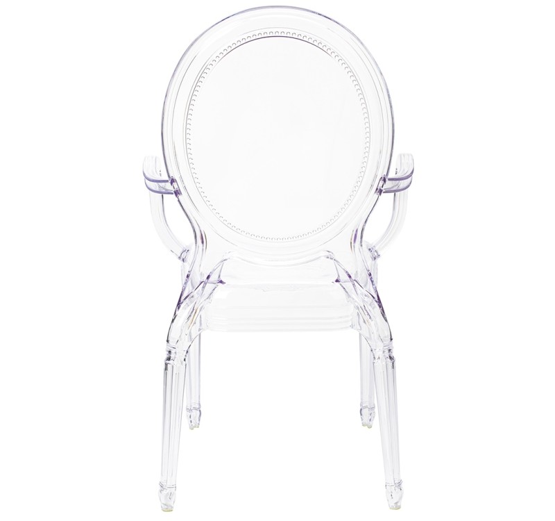 Krzesło PRINCE ARM transparentne - poliwęglan