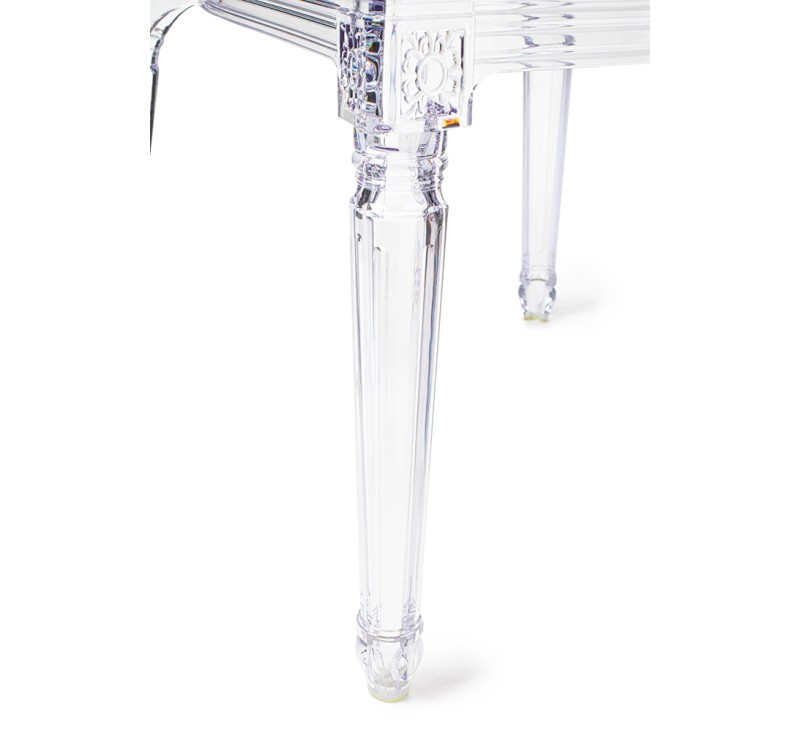 Krzesło PRINCE ARM transparentne - poliwęglan