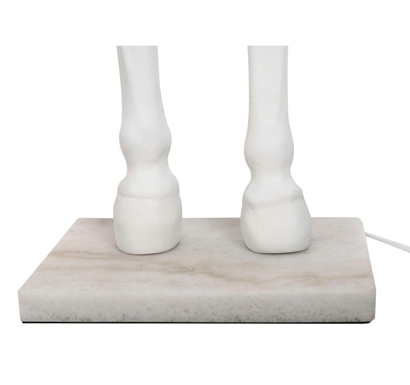 MOOSEE lampa podłogowa KOŃ HORSE STAND    M biała - włókno szklane