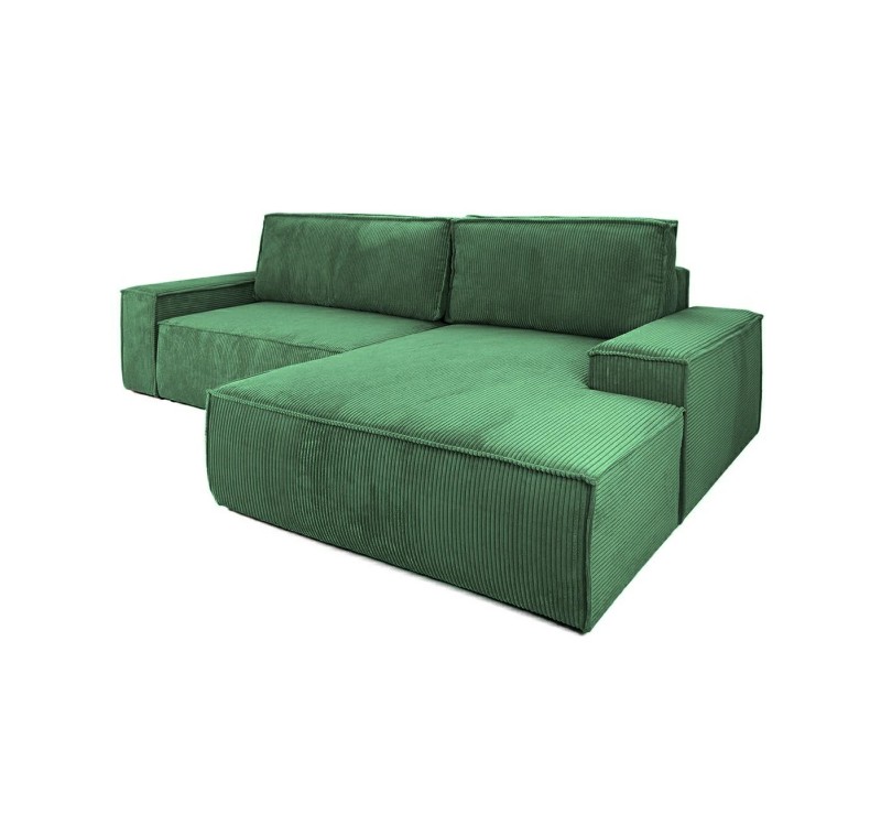 Narożnik PILLOW M prawy z funkcją spania  zielony