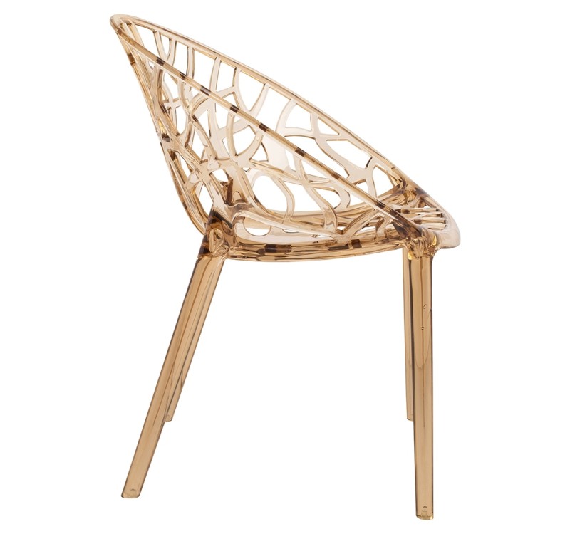 Krzesło KORAL amber - poliwęglan