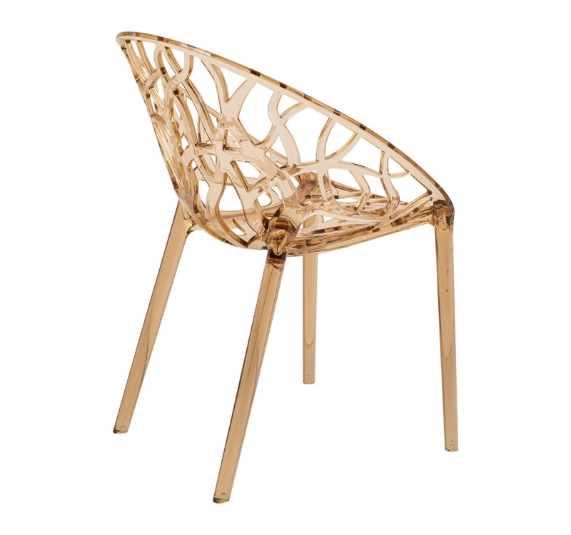 Krzesło KORAL amber - poliwęglan