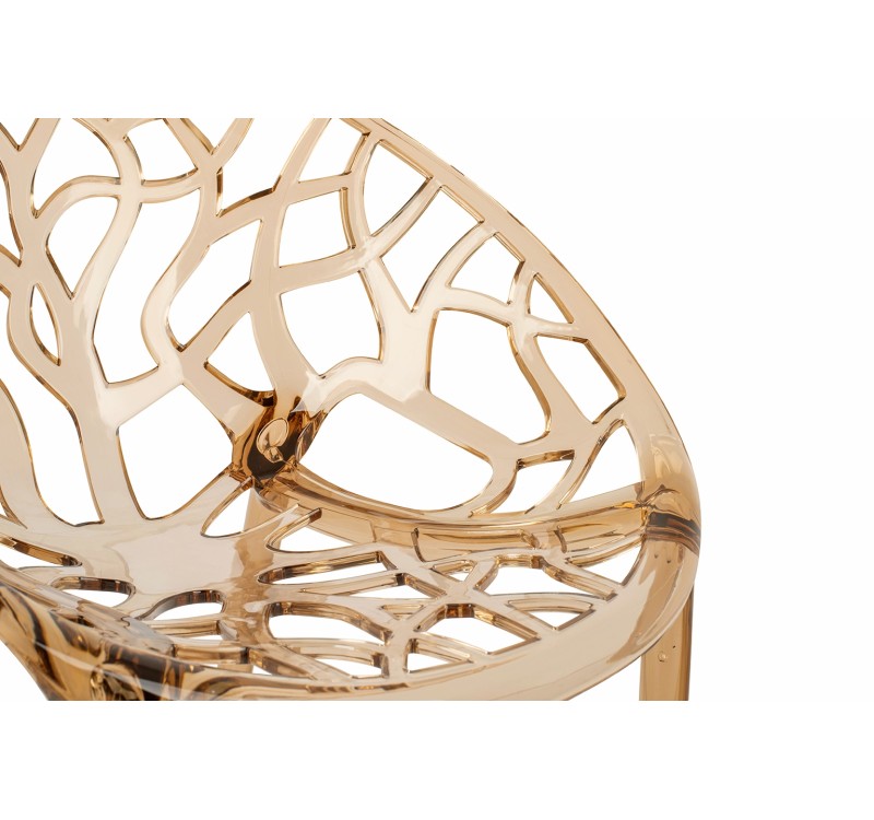 Krzesło KORAL amber - poliwęglan