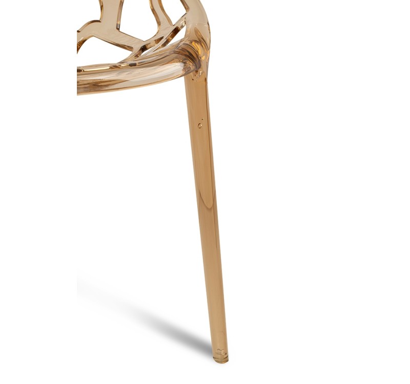 Krzesło KORAL amber - poliwęglan