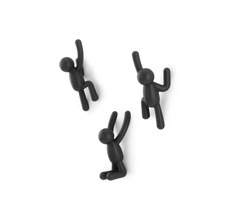 UMBRA wieszak ścienny BUDDY czarny