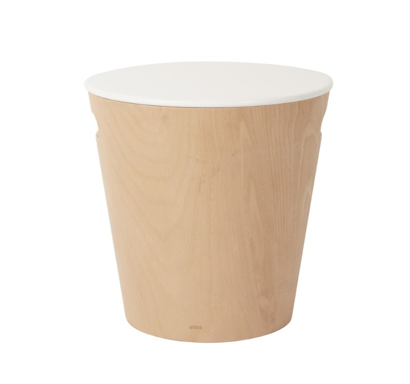 UMBRA stolik WOODROW biały - drewno