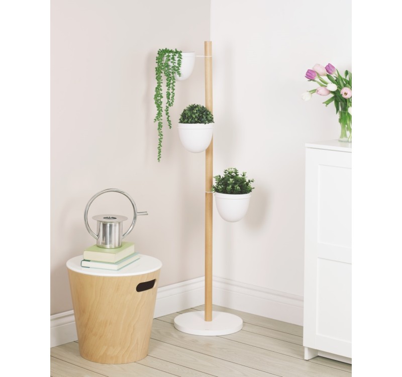 UMBRA stolik WOODROW biały - drewno