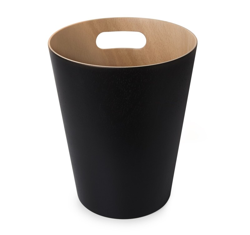 UMBRA kosz na śmieci WOODROW  - czarny