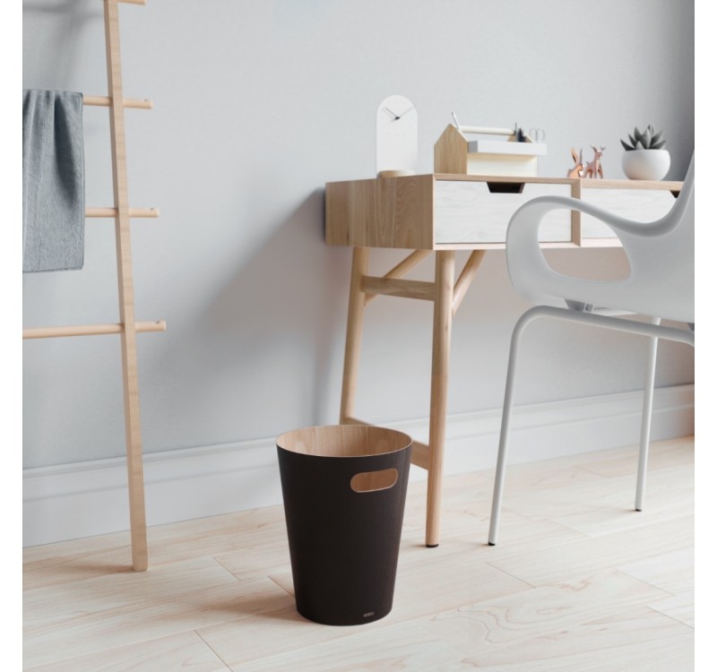 UMBRA kosz na śmieci WOODROW  - czarny