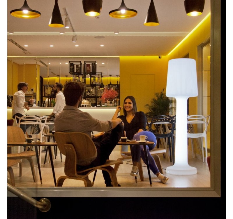 NEW GARDEN lampa ogrodowa CARMEN 165  CABLE biała